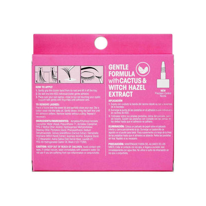 KISS SuperStick Individual Lash Cluster Adhesive, Gentle Formula, 7 Day Hold, Cactus & Witch Hazel Extract, Dermatologist Tested, Waterproof Lash Glue, No Harsh Odor, Net Wt. 6.5g (0.23 oz.)