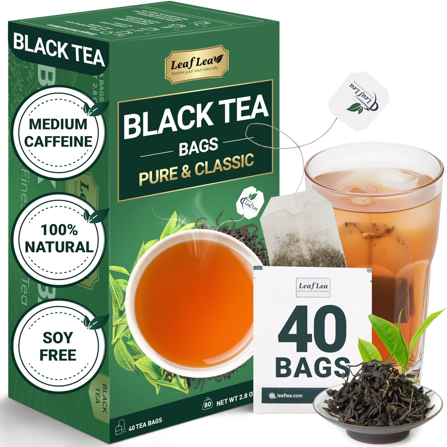 Black Tea - 40 Tea Bags (Pack of 1)