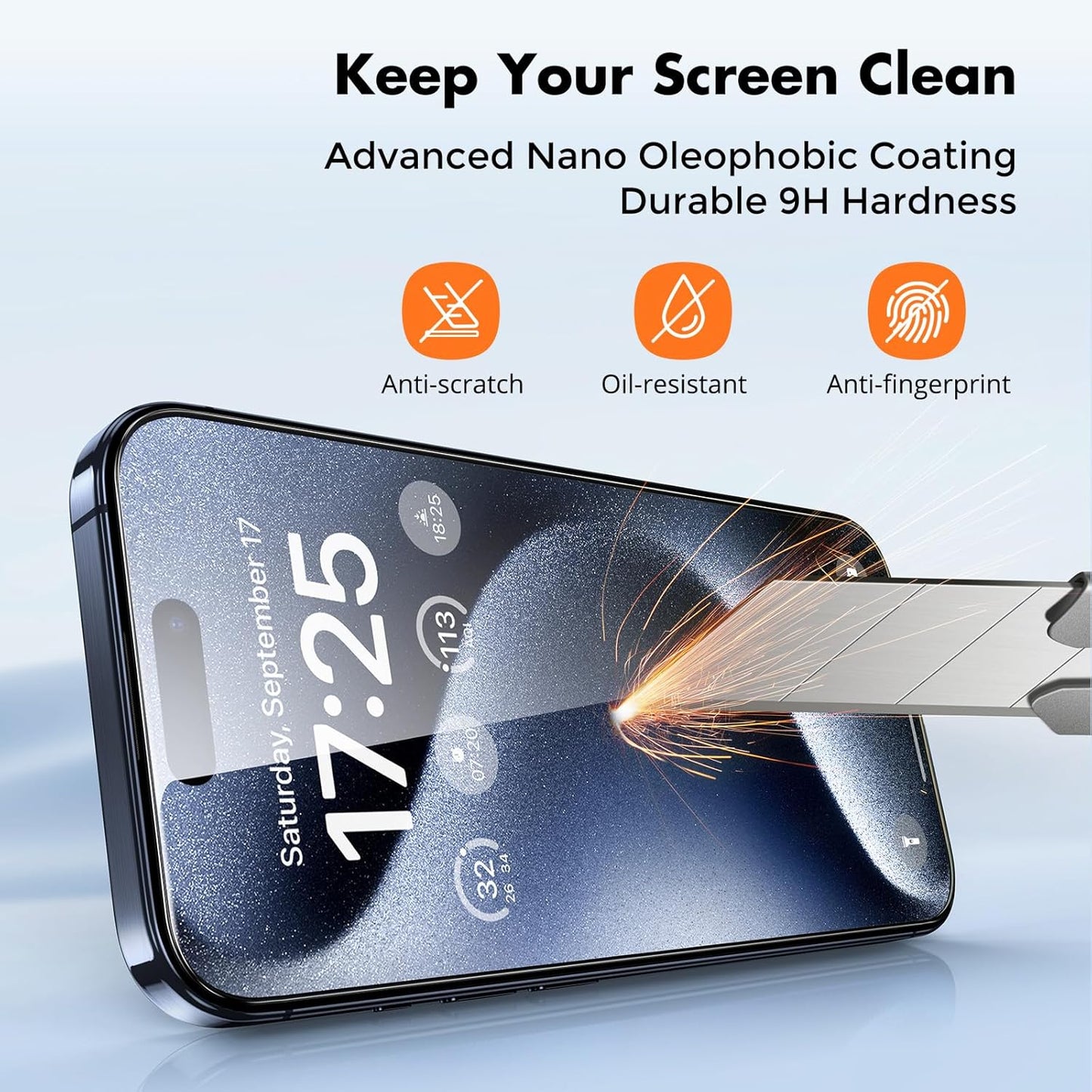 UNBREAKcable_Shatterproof_Tempered_Glass_Screen_Protector_for_iPhone_15_Pro_Max_[3-Pack][Easy_Installation_Frame]_[9H_Hardness]_[99.99%_HD_Clear]_[Bubble_Free]_for_Apple_6.7”