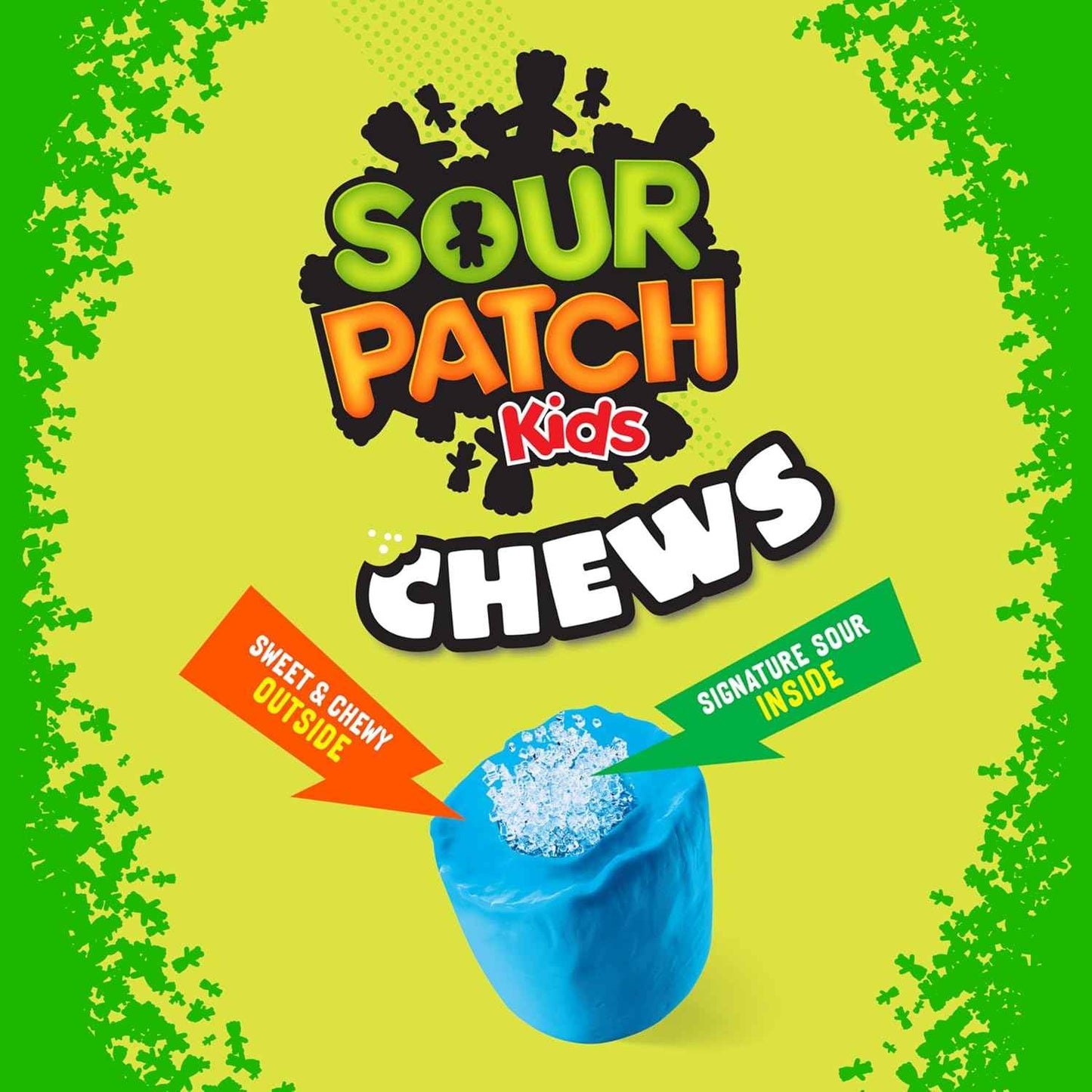 SOUR PATCH KIDS Chews Soft & Chewy Candy, Share Size