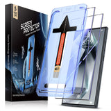 MAGIC JOHN 2 Pack for Samsung Galaxy S24 Ultra Tempered Glass Screen Protector, Auto Dust-Elimination Installation, Bubble Free, HD Clear, Easy Installation