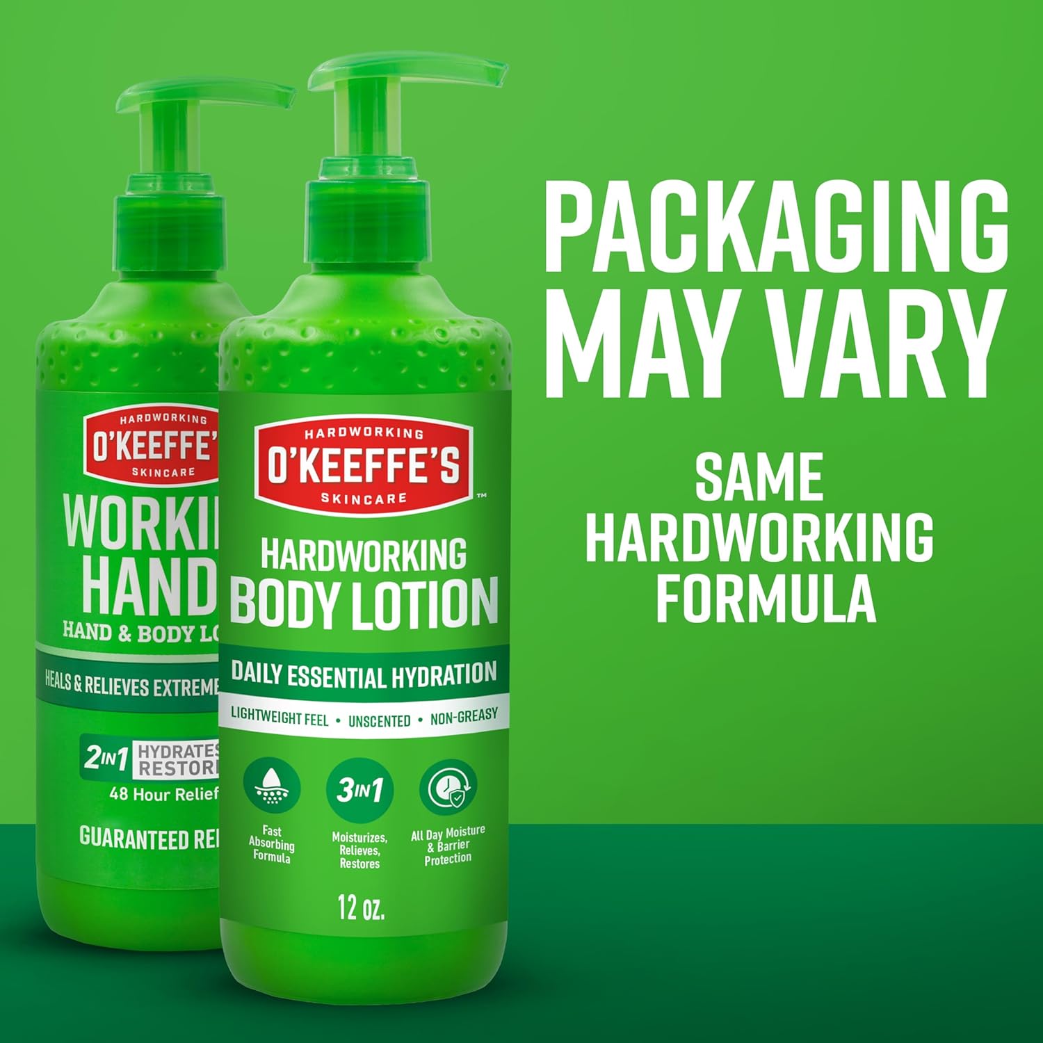 O’Keeffe’s_Hardworking_Body_Lotion,_Daily_Hydration_for_Dry_Skin,_12_oz_Pump_(1_Pack)_Non_Greasy_&_Unscented,_Lightweight_Fast_Absorbing_Formula