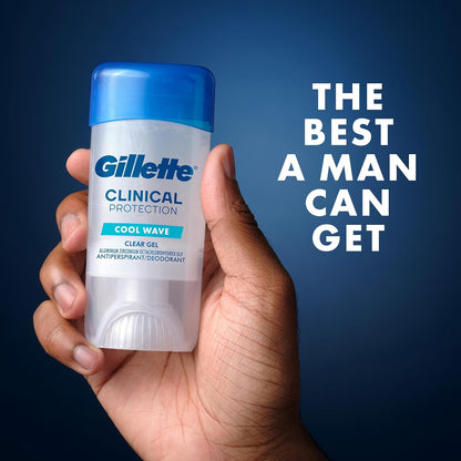 Gillette_Clinical_Antiperspirant_and_Deodorant_for_Men,_100HR_Sweat_&_Odor_Protection,_Long_Lasting_Freshness,_Anti-White_Mark_Technology,_Clear_Gel,_Cool_Wave_Scent,_1.6_oz_(Pack_of_3)