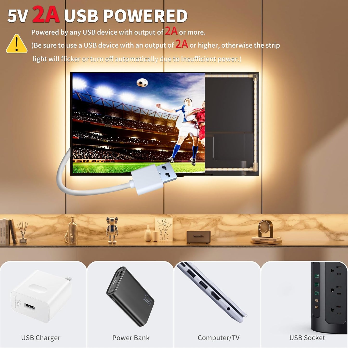 PAUTIX_5V_COB_LED_Strip_Light_USB_Powered,_6.56–9.84FT_Dimmable_Warm_to_Cool_White_(2700K–6000K),_CRI90+_640_LEDs_1200lm,_Flexible_Under_Cabinet_&_TV_Backlight_for_Home_DIY_Lighting