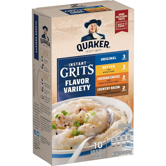 Quaker_Instant_Grits,_4_Flavor_Variety_Pack,_0.98oz_Packets_(10_Pack)