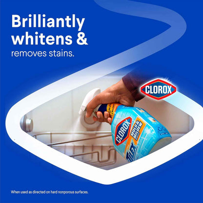 Clorox Plus Tilex Mold and Mildew Remover with Bleach, Spray Bottle, 32 Fluid Ounces, Unscented, Pack of 3