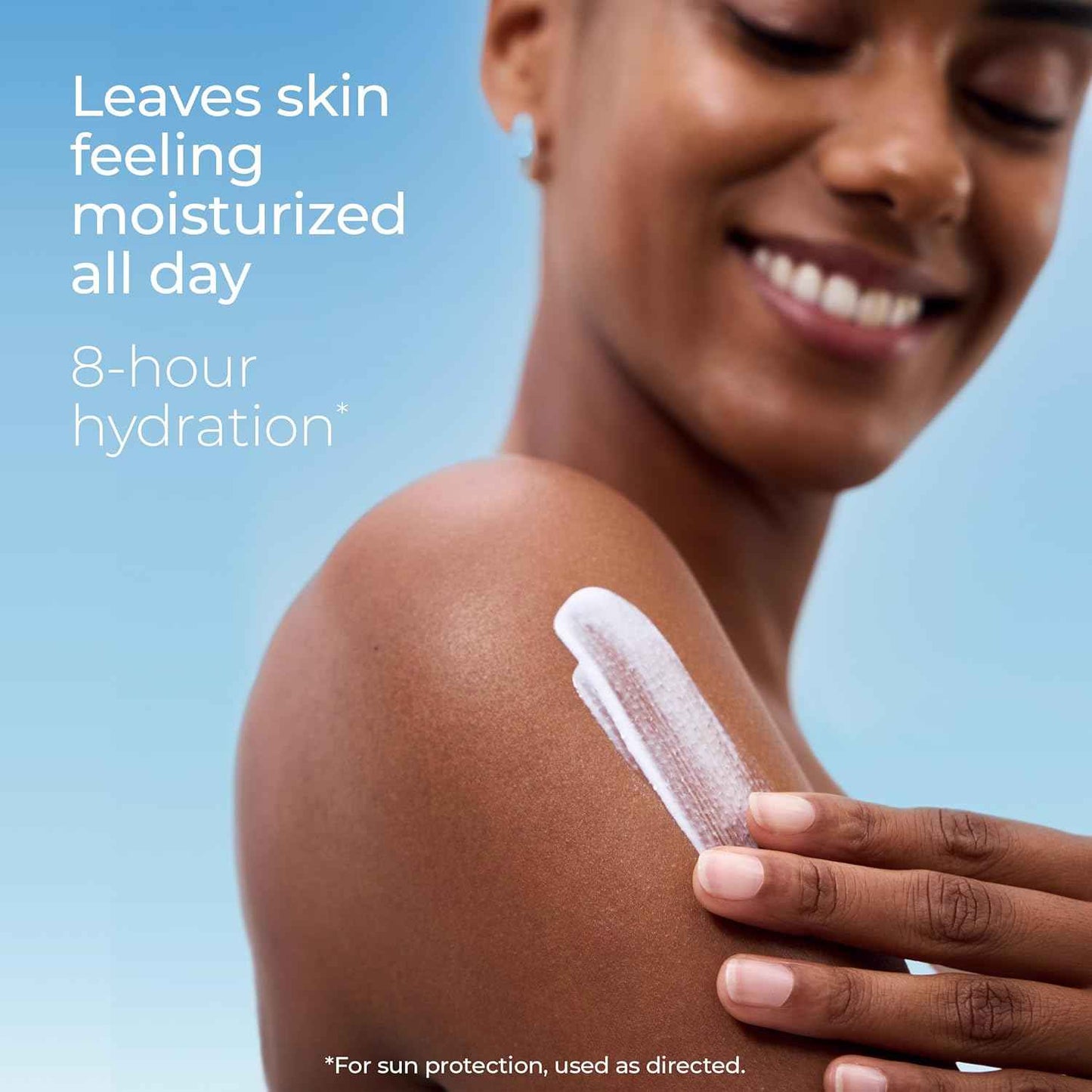 Eucerin Sun Advanced Hydration Sunscreen Lotion, Lightweight Sunscreen with Hyaluronic Acid and Humectants, Hypoallergenic, Fragrance Free, No Oxybenzone or Octinoxate, 5 Fl Oz Tube