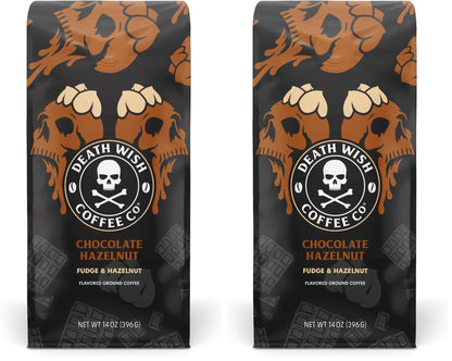 Death Wish Coffee, Organic and Fair Trade Ground Coffee, 16 oz