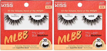 KISS My Lash But Better, False Eyelashes, 12mm, Includes 1 Pair Of Lash, Easy to Apply, Reusable Lash Clusters