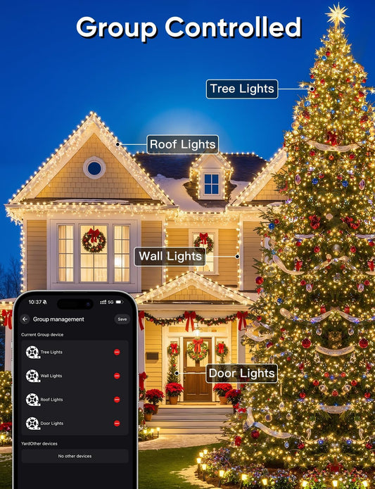 Ollny_Smart_Christmas_Lights,_66FT_200_LEDs_APP_Control_RGB_Color_Changing_Christmas_Tree_Lights_with_Remote,_Programmable_DIY_Musical_Waterproof_Green_Wire_Decor_Light_with_Timer_for_Indoor_Outdoor