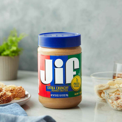 Jif Extra Crunchy Peanut Butter, 28-Ounce Jar