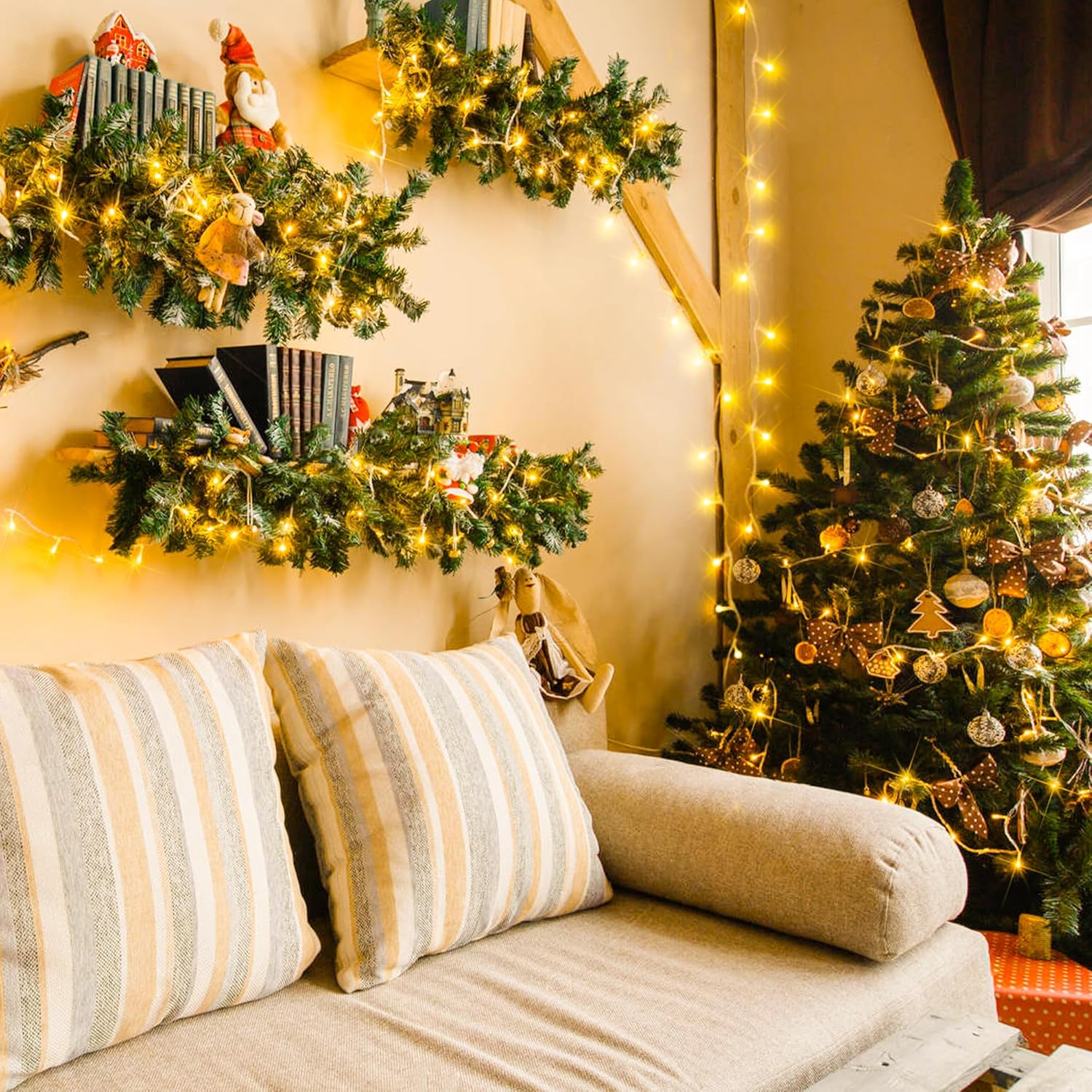 JMEXSUSS_LED_Christmas_Lights,_Indoor_String_Light_Bedroom_8_Modes_Christmas_Tree_Lights_Plug_in,_Connectable_Fairy_Twinkle_Light_Outdoor_for_Home_Garden_Xmas_Tree_Decor