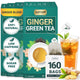 Ginger Green Tea - 160 Tea Bags (Pack of 4)