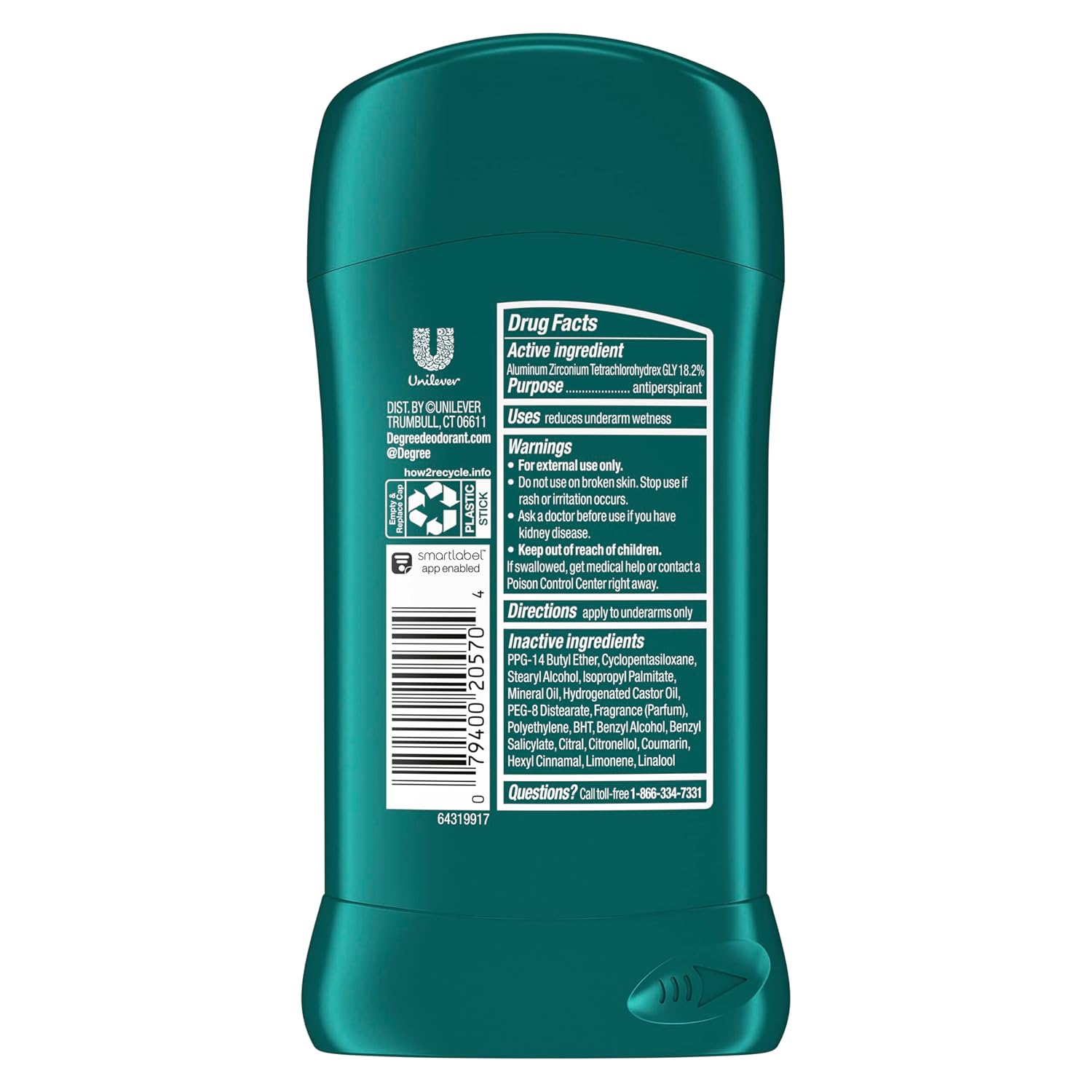 Degree_Men_Dry_Protection_Antiperspirant,_Cool_Comfort,_2.7_oz.,_Pack_of_6