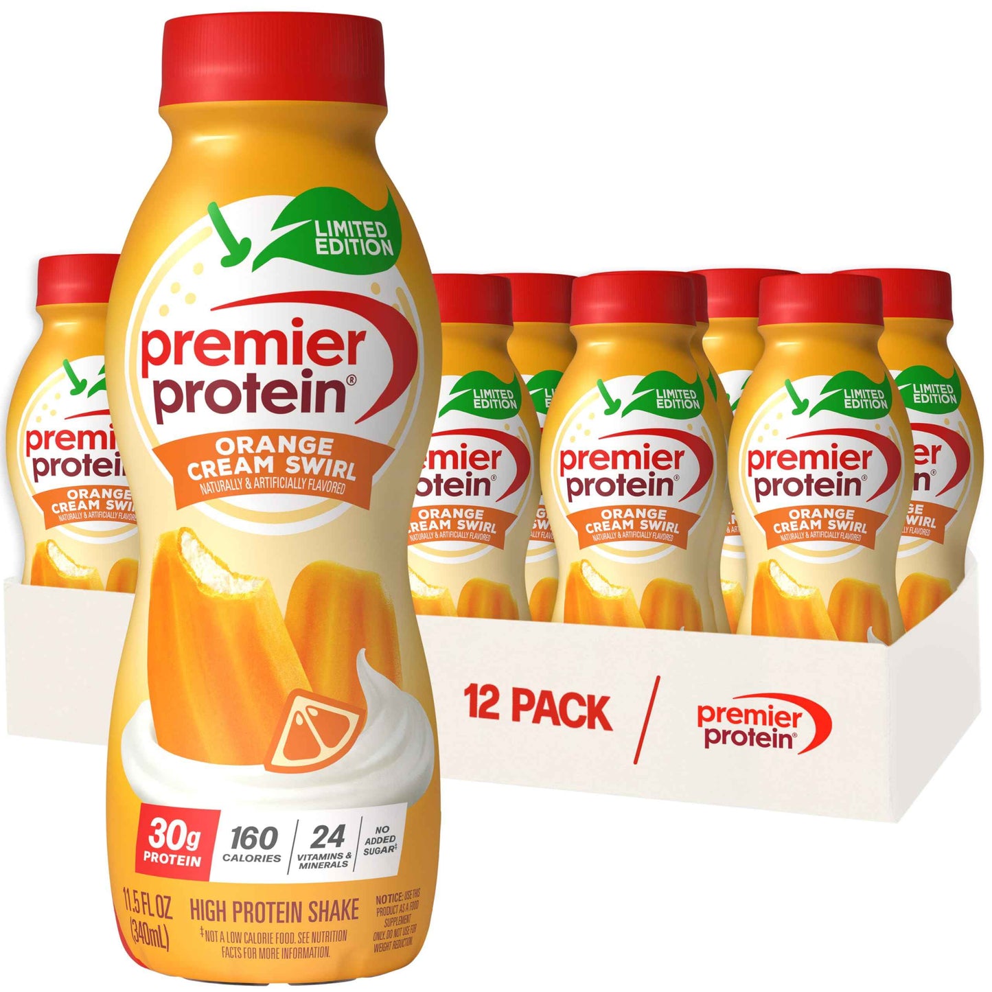 Premier Protein Shake, 30g Protein, No Added Sugar, 24 Vitamins & Minerals to Support Immune Health, 11.5 fl oz