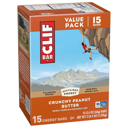 CLIF BAR - Energy Protein Bars - Made with Organic Oats - Energy Bars - Non-GMO