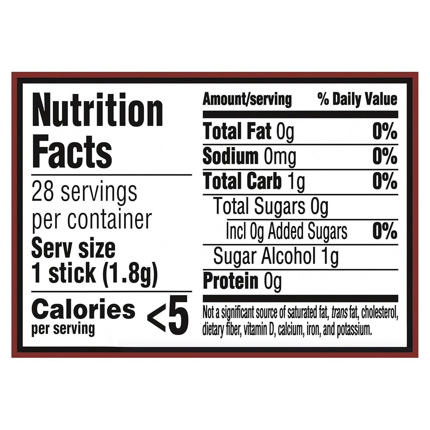 Trident_Cinnamon_Sugar_Free_Chewing_Gum,_6_Pocket_Packs_of_28_Pieces_(168_Total_Pieces)