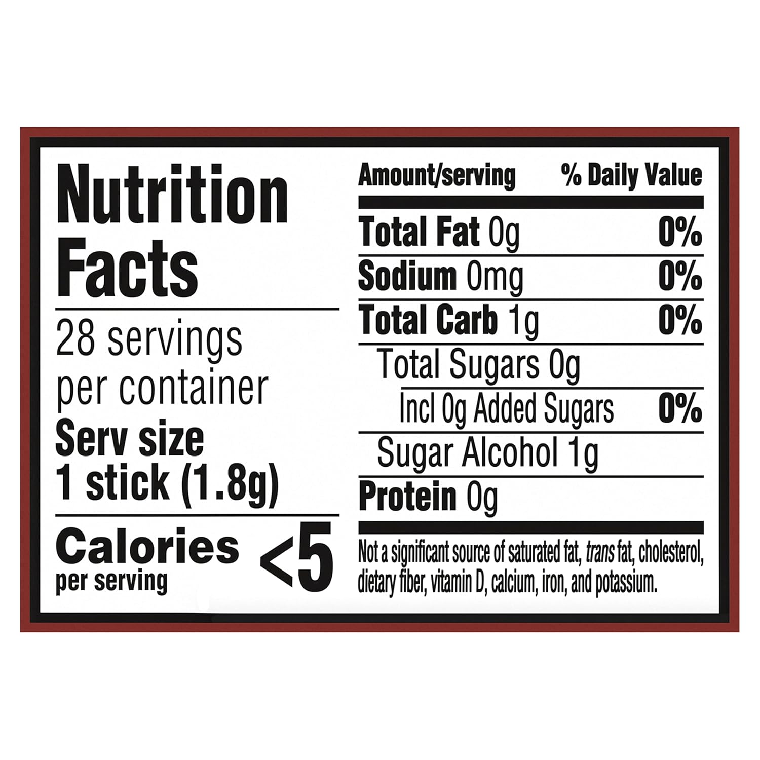 Trident_Cinnamon_Sugar_Free_Chewing_Gum,_6_Pocket_Packs_of_28_Pieces_(168_Total_Pieces)