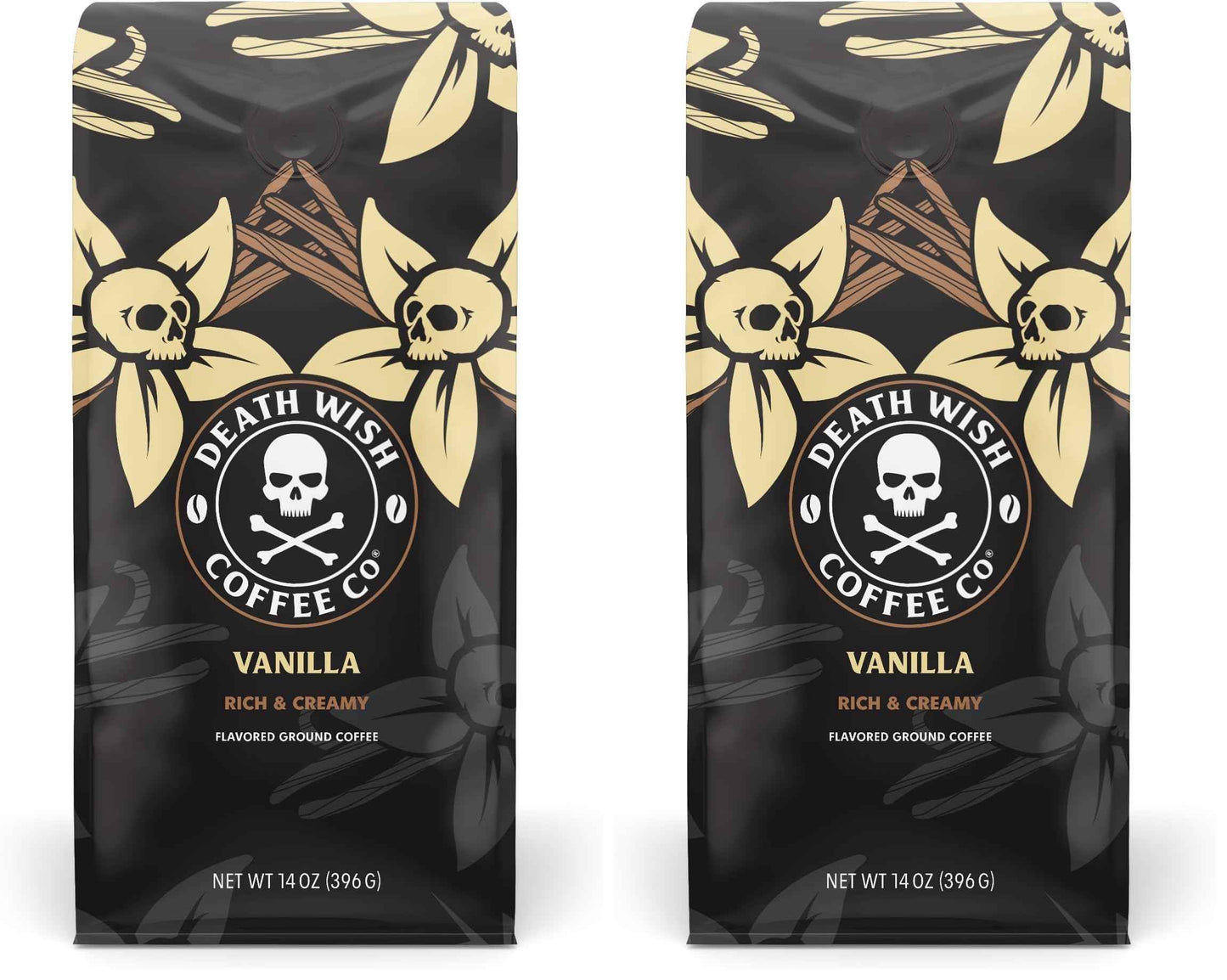 Death Wish Coffee, Organic and Fair Trade Ground Coffee, 16 oz