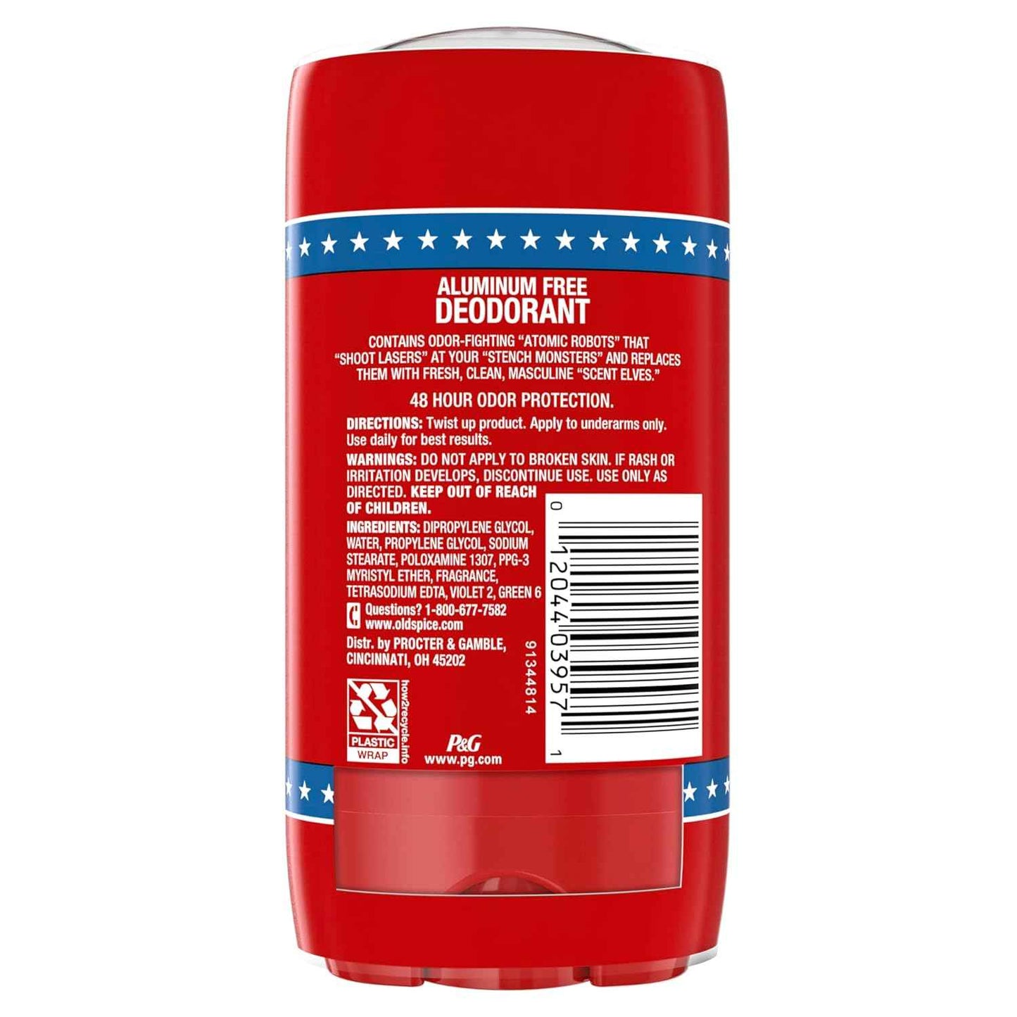 Old Spice High Endurance Deodorant for Men, Aluminum Free, Fresh Scent, 3.0 oz