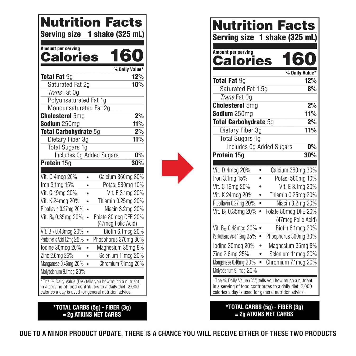 Atkins High Protein Shake, 15g Protein, 2g Net Carb, 1g Sugar, Keto Friendly, Chocolate Flavored Protein Shakes