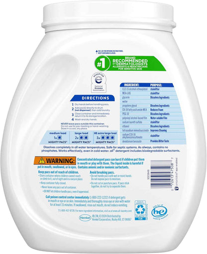 all Unit Dose Laundry Detergent, Mighty Pacs, Free Clear