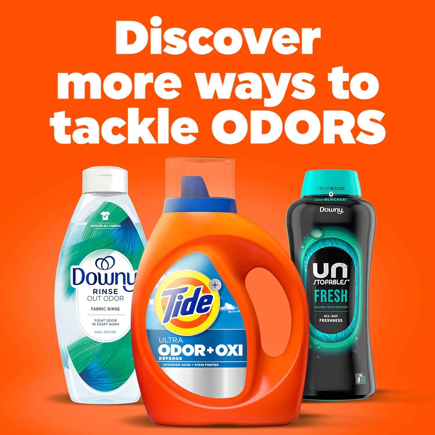 Tide Ultra Odor Defense Plus Oxi Liquid Laundry Detergent, Advanced Odor and Stain Fighting Laundry Detergent Liquid