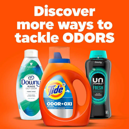 Tide Ultra Odor Defense Plus Oxi Liquid Laundry Detergent, Advanced Odor and Stain Fighting Laundry Detergent Liquid