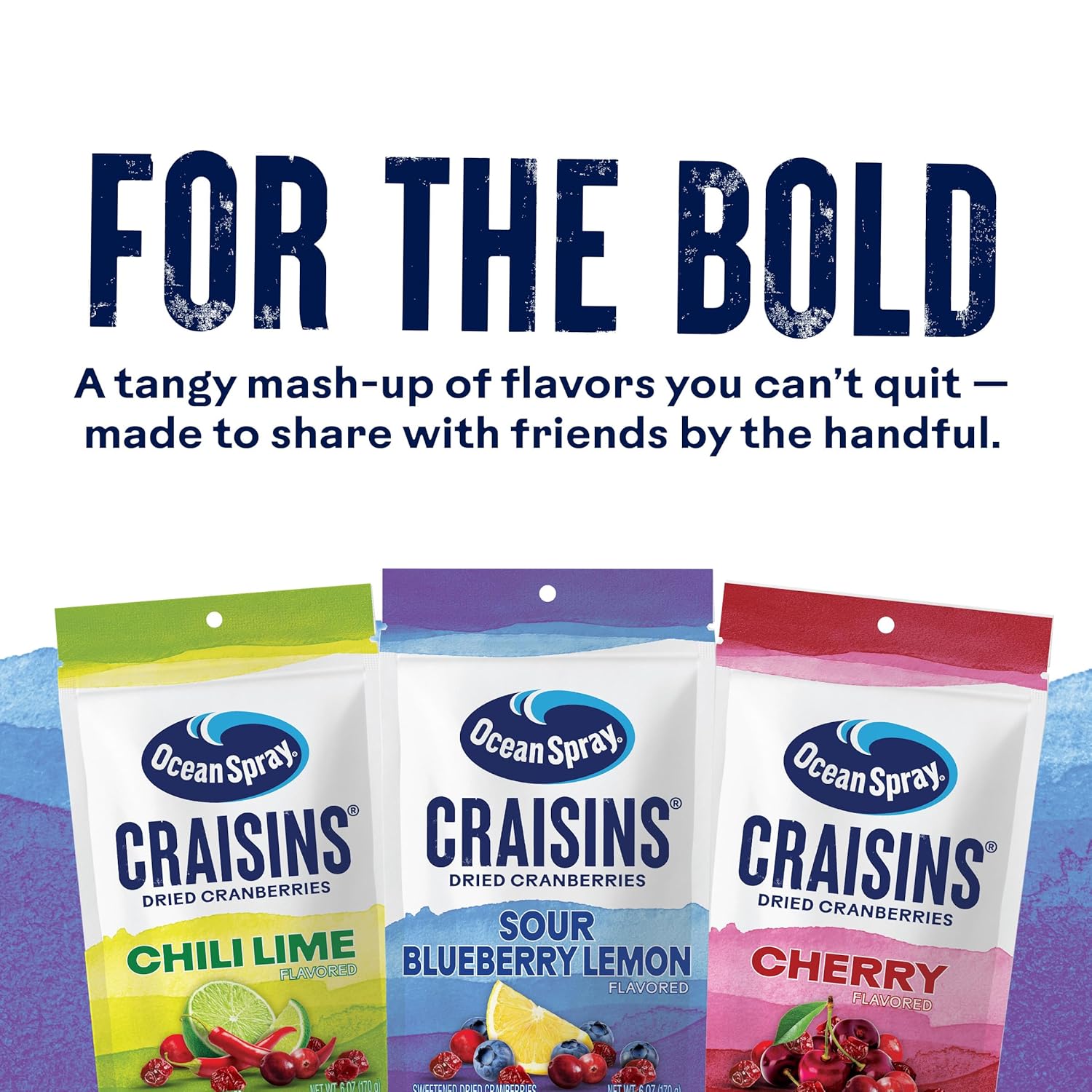 Ocean_Spray®_Craisins®_Sweetened_Dried_Cranberries,_Sour_Blueberry_Lemon,_6oz_Pouch