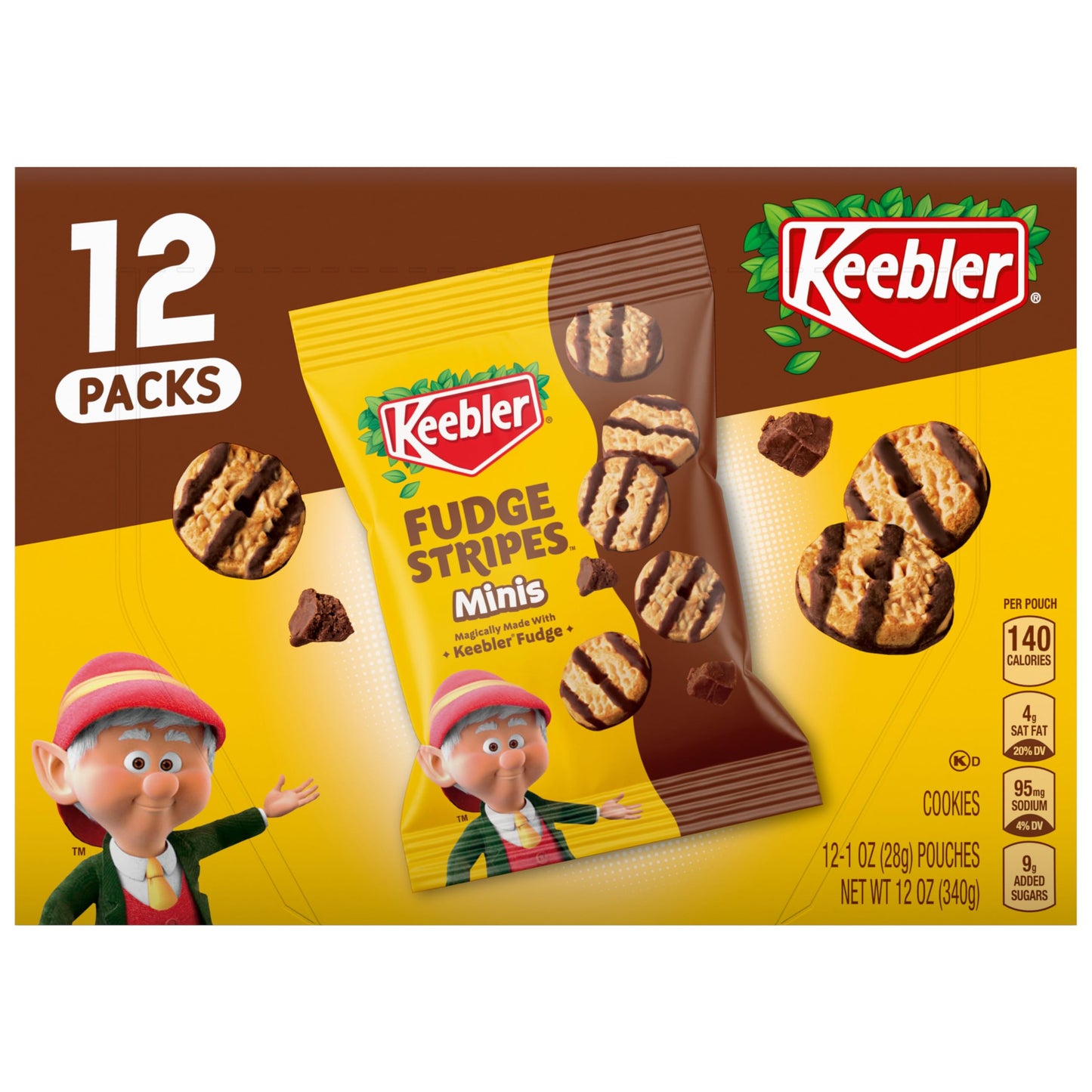 Fudge Stripes - 12 Count (Pack of 1)