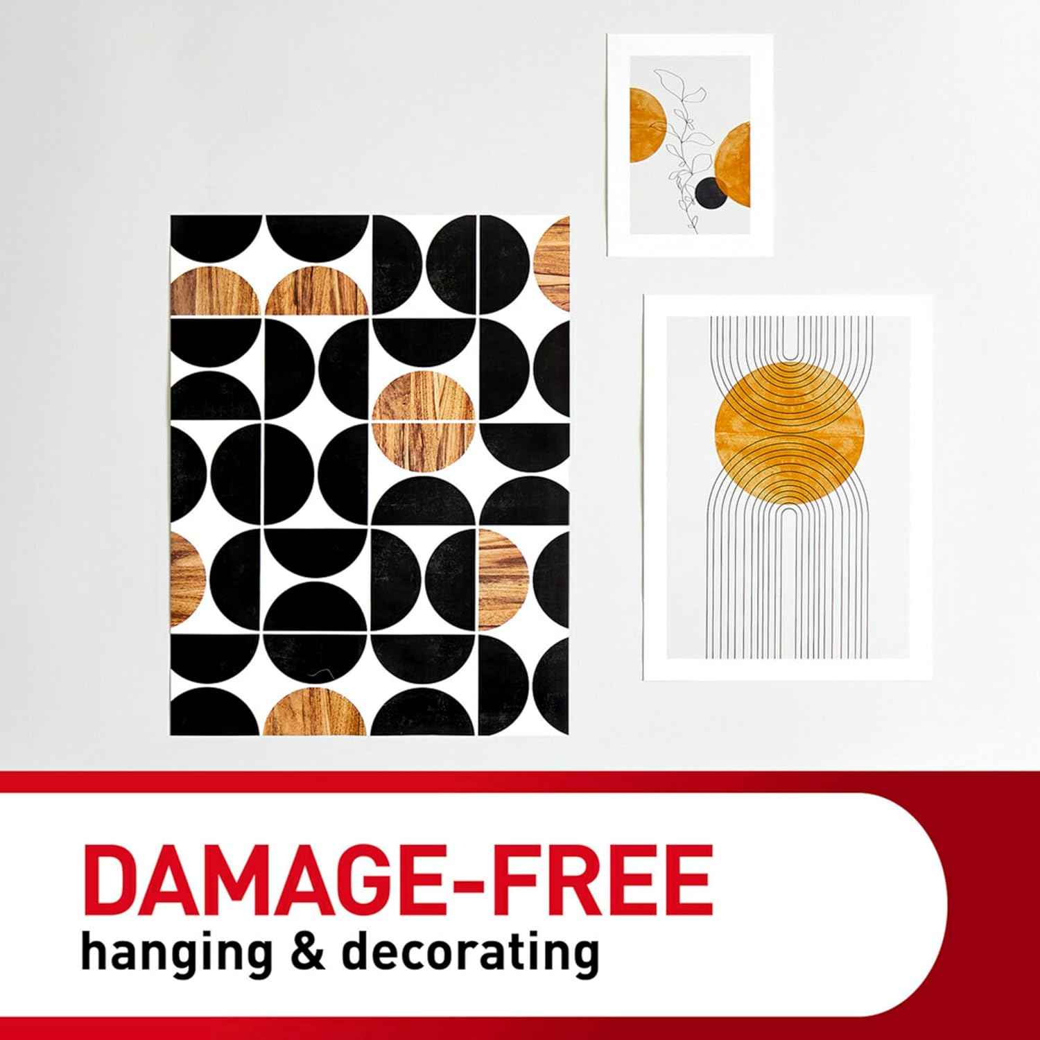 Command Poster Strips Value Pack, Damage-Free Poster Hangers, No Tools Requried, Great for Home, Room, Wall, Office, and Dorm Decor, White Adhesive