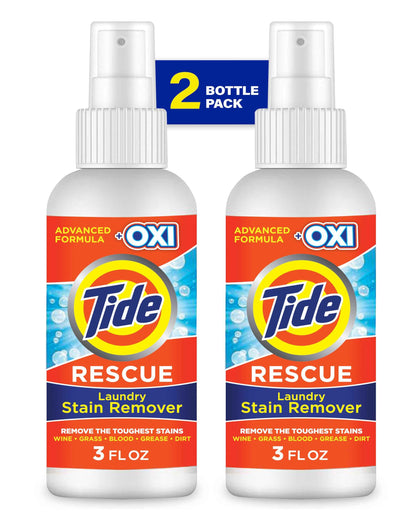 Tide Laundry Stain Remover with Oxi, Rescue Clothes, Upholstery, Carpet and more from Tough Stains, Stain Treater