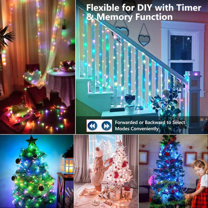 BrizLabs_Christmas_Fairy_Lights_-_66ft_200_LED_Color_Changing_Fairy_Lights_with_Remote,_Plugin_RGB_Rainbow_Christmas_Twinkle_Light_White_&_Red_Starry_Xmas_Light_for_Xmas_Halloween_Home_Party_Wedding