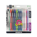 Zebra Pen Z-Grip Retractable Ballpoint Pen, Medium Point, Various Colors