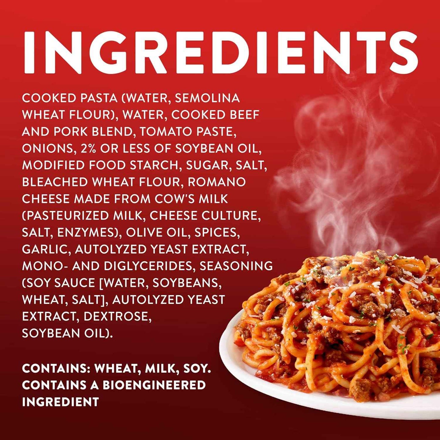 Stouffer's Spaghetti With Meat Sauce, Single Serve, Frozen Pasta, Single Frozen Meals
