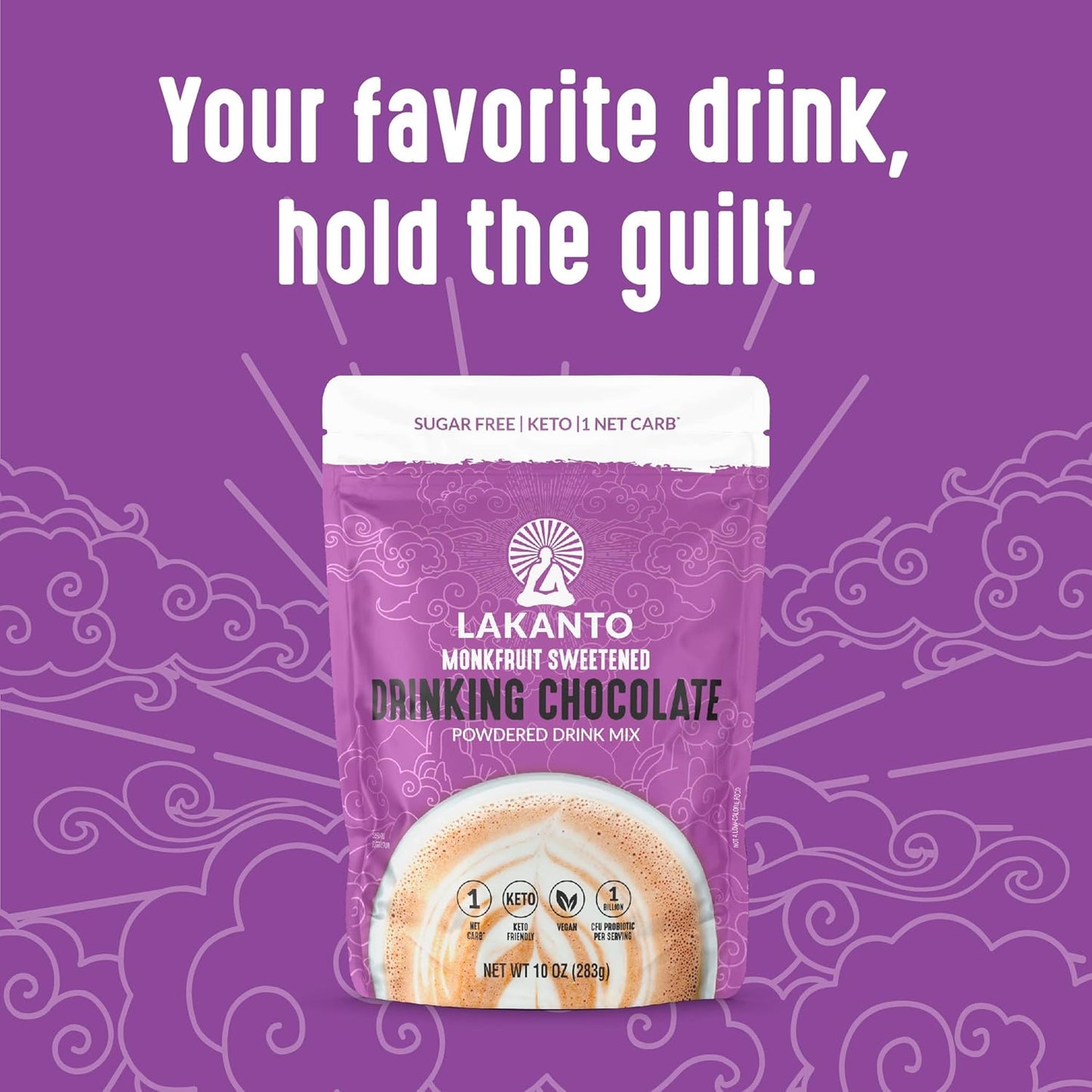 Lakanto_Sugar_Free_Drinking_Chocolate_-_Cold_or_Hot_Cocoa_Powder_Mix,_Shelf_Stable_Probiotics,_Monk_Fruit_Sweetener,_Keto_Diet_Friendly,_Vegan,_Dutch_Cocoa,_Gourmet_Taste_(Original_-_10_oz)