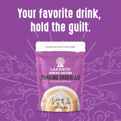 Lakanto_Sugar_Free_Drinking_Chocolate_-_Cold_or_Hot_Cocoa_Powder_Mix,_Shelf_Stable_Probiotics,_Monk_Fruit_Sweetener,_Keto_Diet_Friendly,_Vegan,_Dutch_Cocoa,_Gourmet_Taste_(Original_-_10_oz)