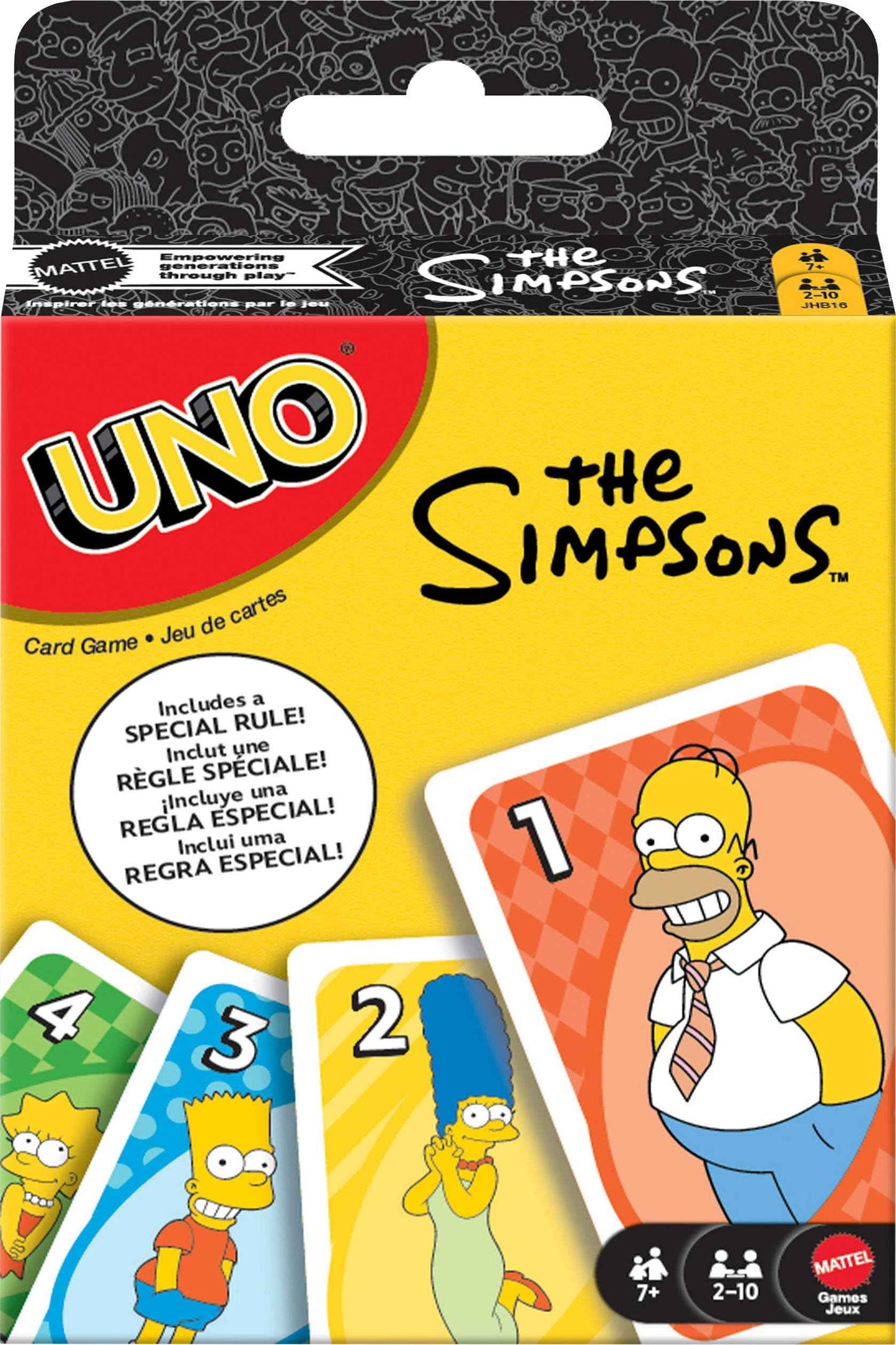 Mattel Games UNO Card Game, Gifts for Kids and Family Night, Themed to Video Game, Travel Games, Storage Tin Box