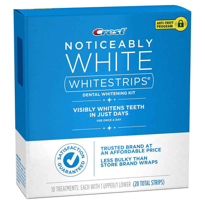 Crest 3D Whitestrips, Noticeably White, Teeth Whitening Strip Kit