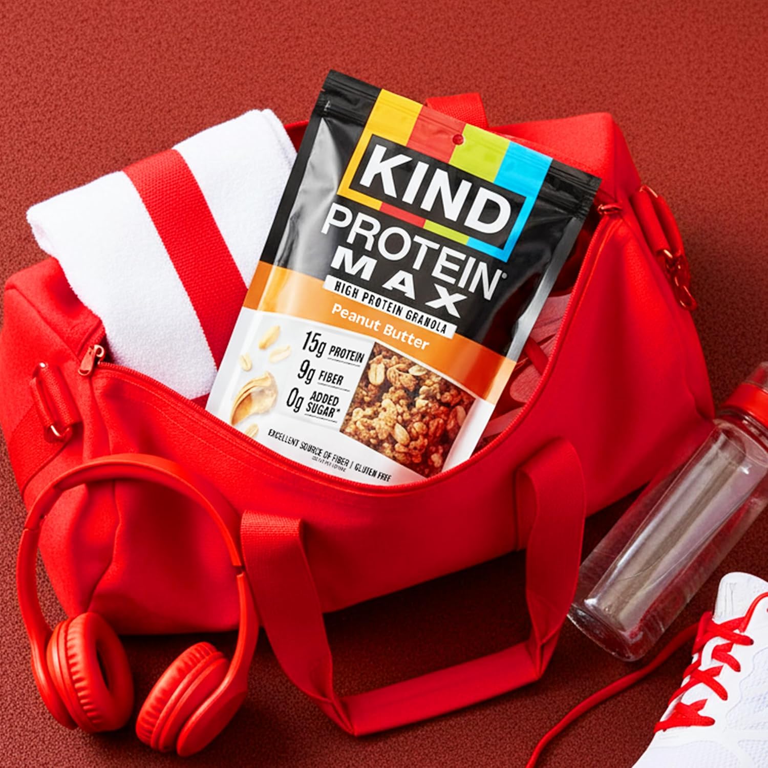 KIND_Protein_MAX_Granola_Clusters,_Peanut_Butter_-_15g_Protein,_0g_Added_Sugar,_Low_Sugar_(4g_Total),_Keto_Friendly,_Gluten_Free,_Non-GMO,_High_Protein_Breakfast_Granola_&_Snack,_Resealable_Bag,_9oz