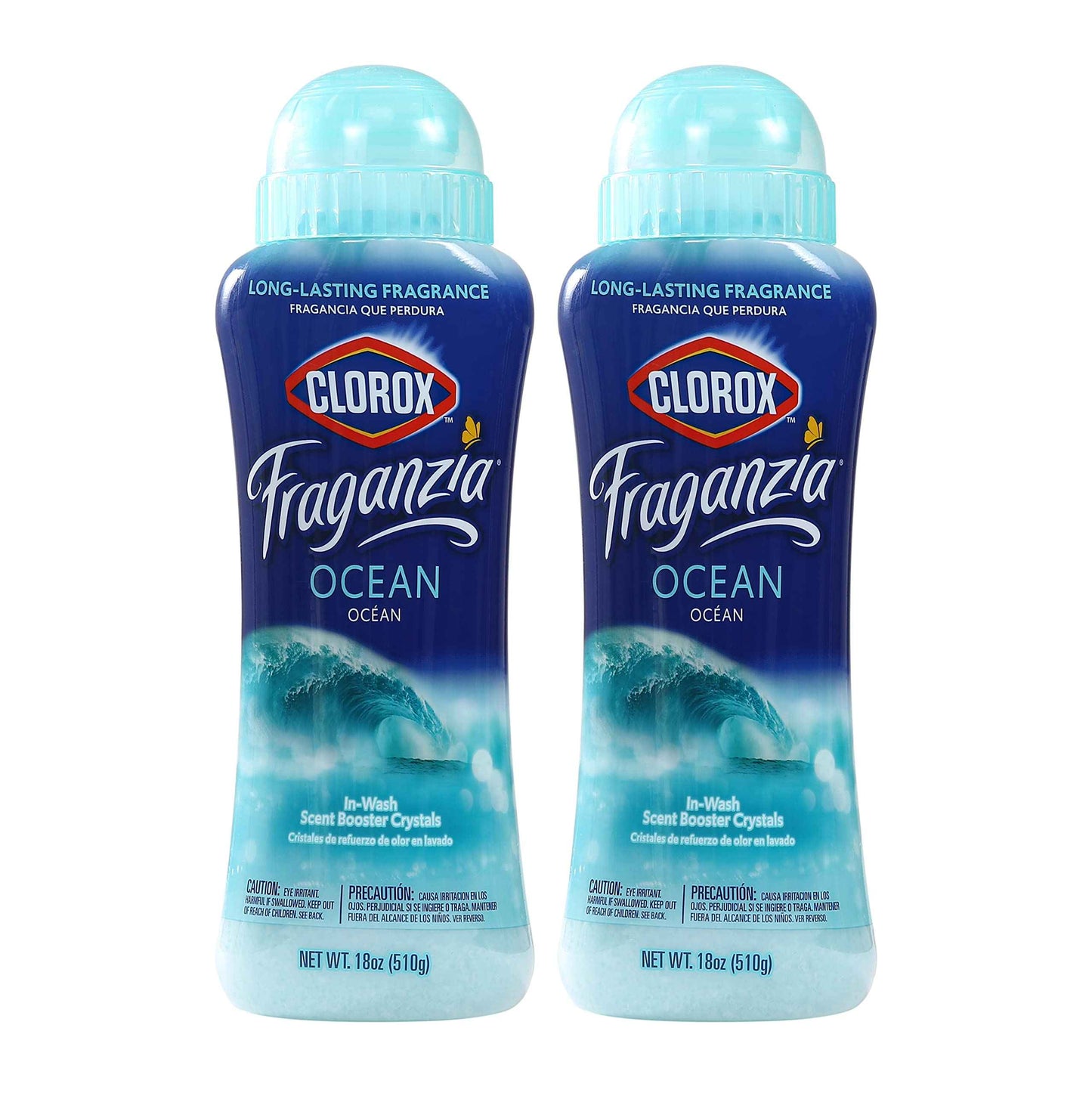 Clorox Fraganzia Laundry Scent Booster Crystals, In-Wash Fragrance Beads for Fresh-Smelling Clothes & Linens, Safe for All Fabrics & Colors, Easy-Pour Bottle