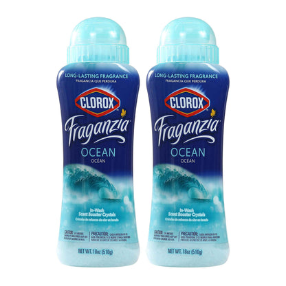 Clorox Fraganzia Laundry Scent Booster Crystals, In-Wash Fragrance Beads for Fresh-Smelling Clothes & Linens, Safe for All Fabrics & Colors, Easy-Pour Bottle