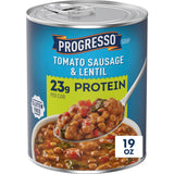 Progresso Protein Mediterranean-Style Meatball and Chicken Soup, Canned Soup, 18.5 oz