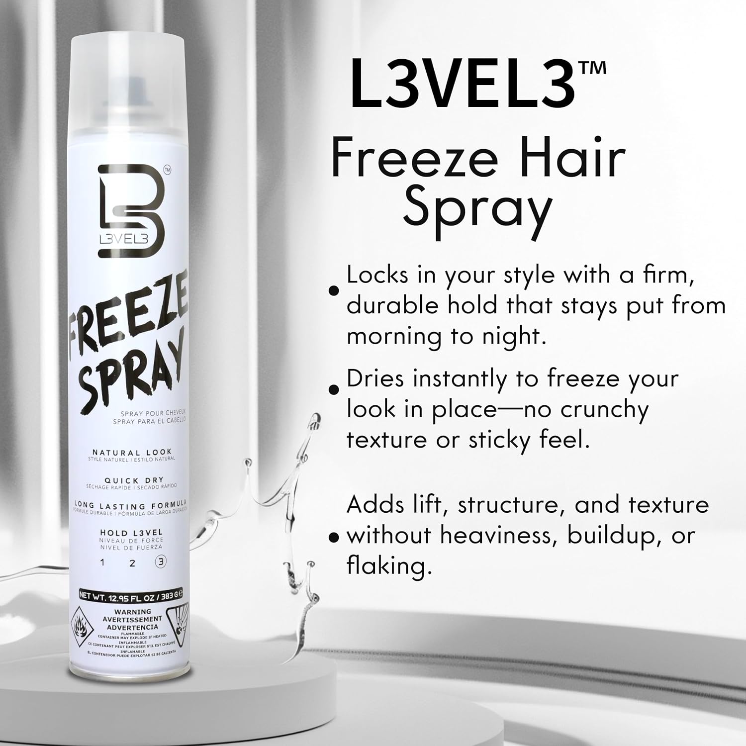 L3_Level_3_Hair_Spray_-_Long_Lasting_and_Strong_Hold_Hair_Spray_(12.95_Oz)