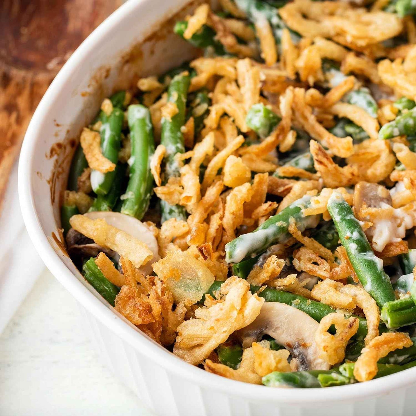 French's Crispy Fried Onions, Original, Made with Real Onions, No Artificial Flavors, Sprinkle on Salads, Potatoes, Chicken, Burgers, Green Bean Casserole, 6 oz