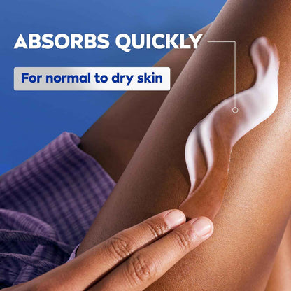 NIVEA Oil Infused Vanilla and Almond Oil Body Lotion for Women, Fast-Absorbing and Non-Greasy Vanilla Scented Lotion Moisturizes for 48 Hours, 16.9 Fl Oz Pump Bottle