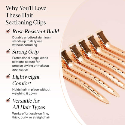 Kitsch_Professional_Alligator_Clips_for_Hair_Styling_–_3.5"_Aluminum_Hair_Sectioning_Clips_for_Salon_&_Makeup_Application_|_Ideal_Gifts_for_Women_–_Rose_Gold,_6_Pcs