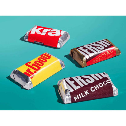 HERSHEY'S Miniatures Assorted Chocolate Candy Party Pack, 35.9 oz, Easter Basket Stuffers