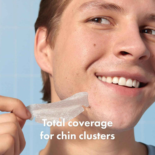 Mighty Patch Hero Cosmetics Chin Patch - XL Contoured Hydrocolloid Chin Patch for Blemishes and Pimples - Non-Irritating (10 Count)