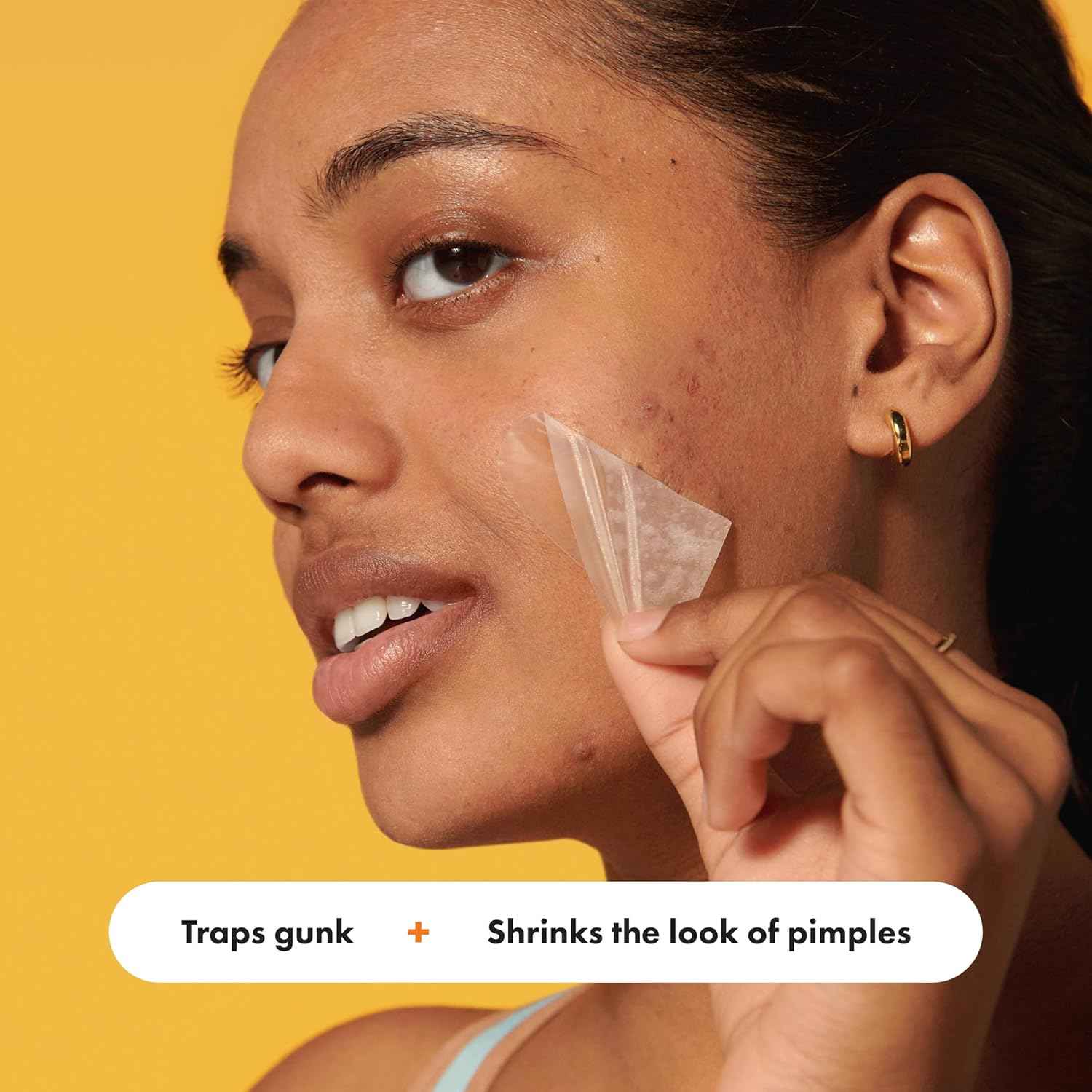 Mighty Patch Hero Cosmetics Face Patch - XL Hydrocolloid Face Mask for Acne, 5 Large Pimple Patches for Zit Breakouts on Nose, Chin, Forehead & Cheeks (1 Count)